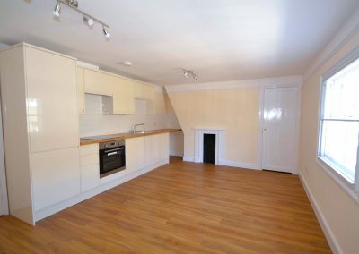 Listed building converted to two one-bedroom apartments, Ipswich