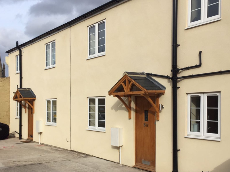 Warehouse converted to 2 two-bedroom houses, Bury St Edmunds