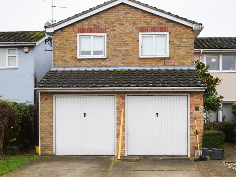 Garage-to-office conversion, East Bergholt